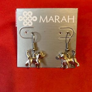 Martah Silver Doggie earrings. NWOT